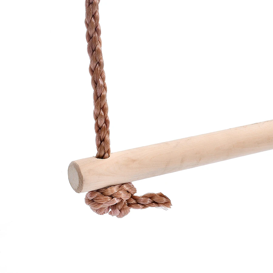 High quality outdoor climbing equipment children large wooden rope ladder toy