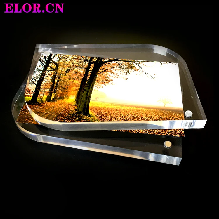 Elor Acrylic Custom Banknote Favorites With Magnetic Attraction High Quality Transparent Frame Business Gifts