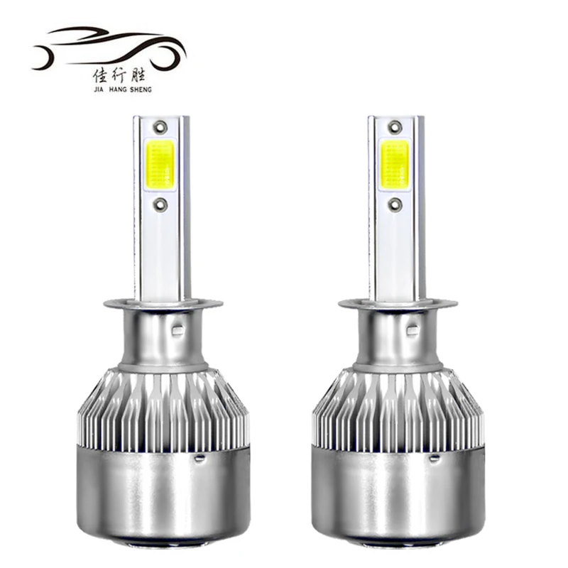 c6 car headlight led h1 h3 h4 h7 h11 9005 9006 light led for car offroad led light work light fog driving lamp 12v 36w