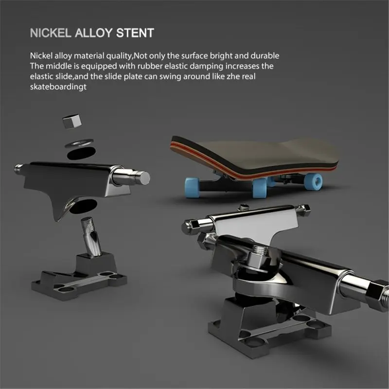 Finger SkateBoard Wooden Fingerboard Toy Professional Stents Finger Skate Set