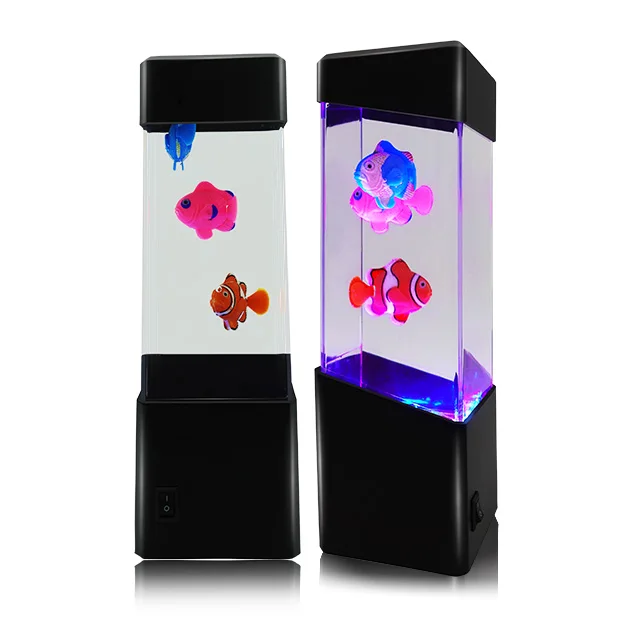 9-inch LED Fish Lamp color changing night light aquarium fish gift lamp for table decoration