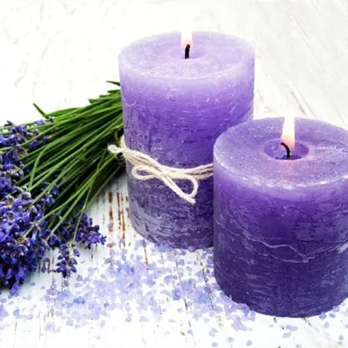 Factory Custom wholesale Aromatherapy Smokeless Candles Soy Wax Dinner Candle Household Color Pillar Scented Candles