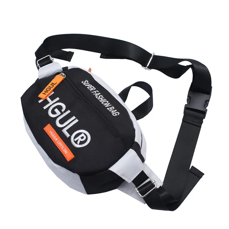 2021 New Fashion Sling Bag For Girls Sport messenger Bags Waist with Logo In Stock and Reflect Light