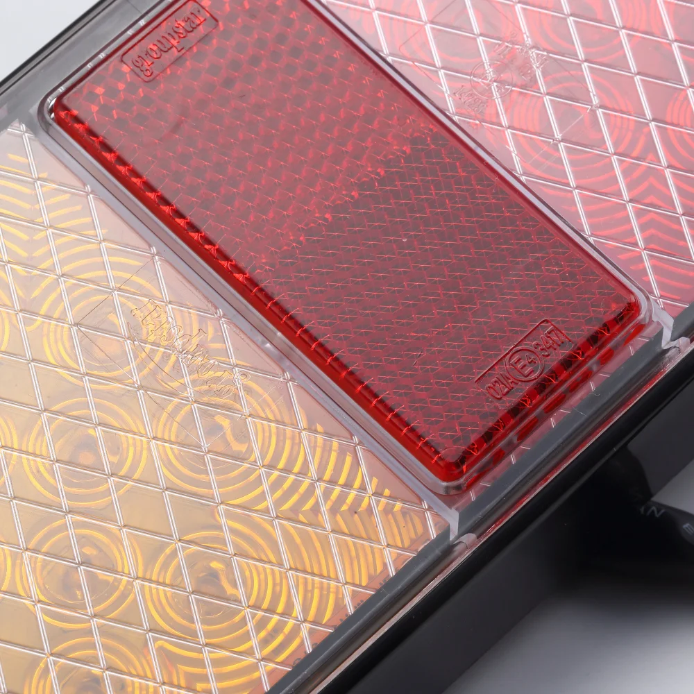Manufacturer High quality 10-30V Rectangle LED Trailer Truck Turn Stop Tail Reflector Combination Rear Lights for Truck