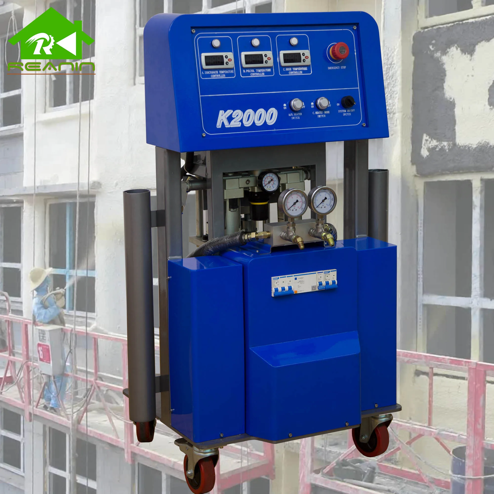 Reanin-K2000 китайский полиуретановый распылитель, изоляционная машина