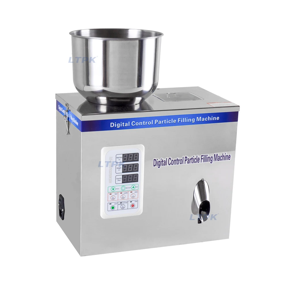 LT-W25 1-25g small digital weighing filling dosing machine for seeds beans grains spices powder