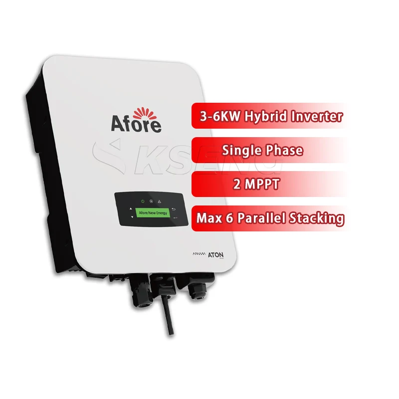 Afore 5kva 48v hybrid inverter single phase mppt solar hybrid inverter 3kw 6kw With Wifi
