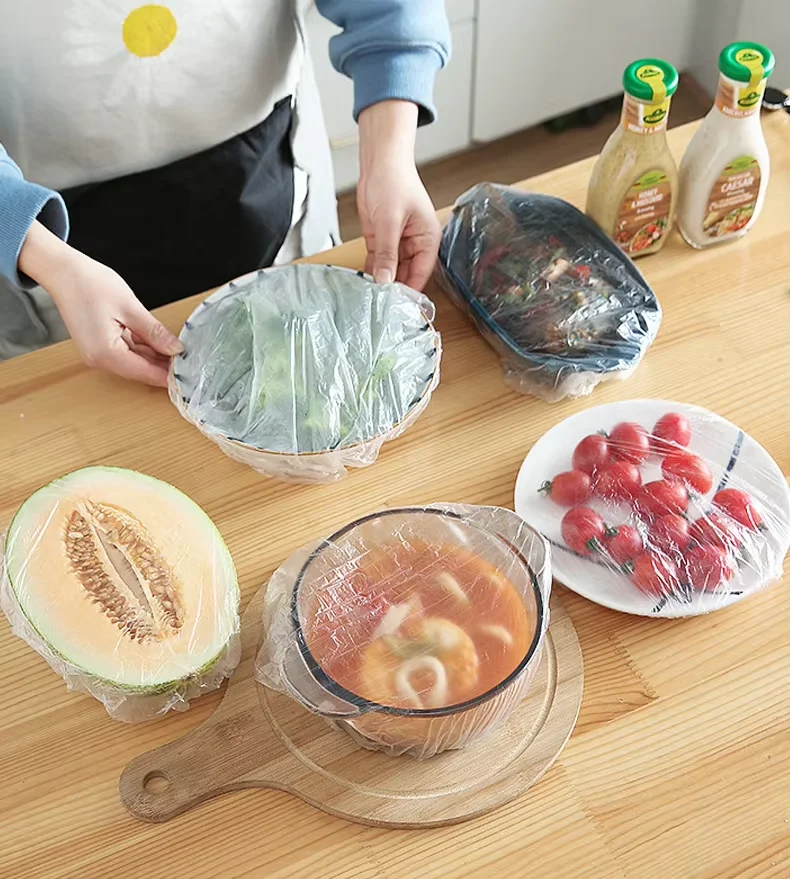 Одноразовая полиэтиленовая пленка для хранения пищевых продуктов