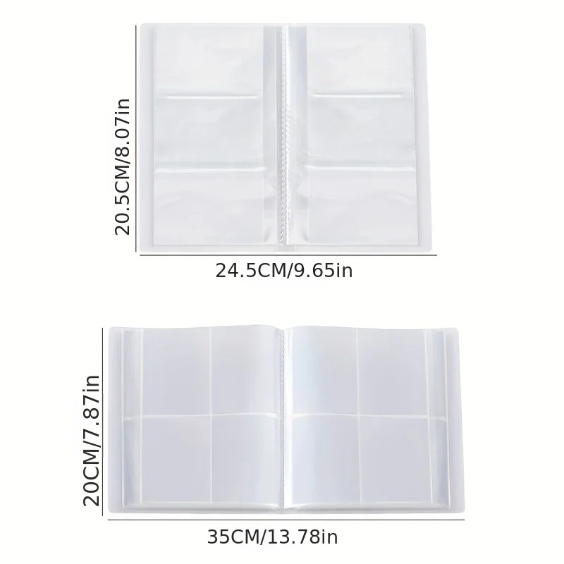 Plastic Transparent Dustproof Storage Bag Grids Anti oxidation Jewelry Storage Bag Packaging Display Jewelry Photo Album