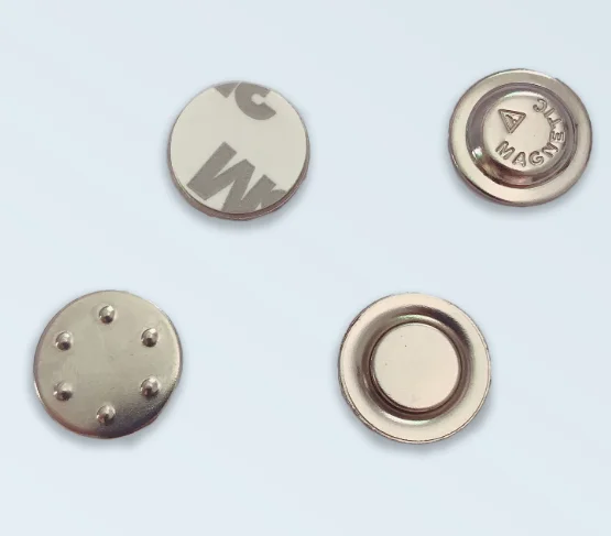 Metal badge magnetic buckle badge round badge  round 17mm and  20mm