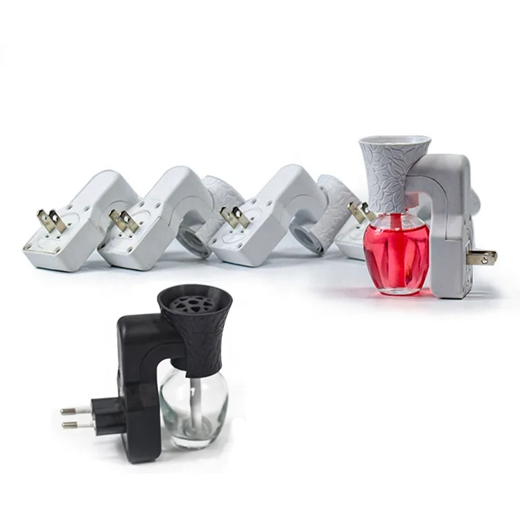 Factory wholesale New shape indoor use Glass Bottle Plugin aromatherapy device, liquid perfume heating diffuser