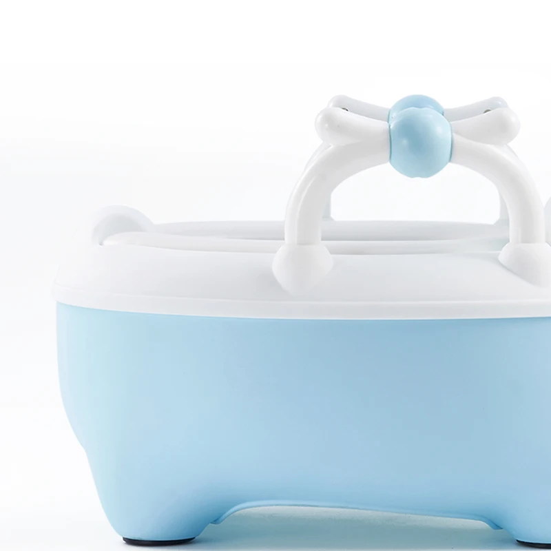 Cute Cow Style Plastic Baby Bedpan Urinal Child Toilet Stool Portable Travel Potty Trainer Potty Chair For Baby Bathroom Toddler