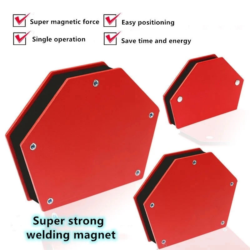 50lbs Soldering Tools Magnetic Welding Angle Positioner Alnico Contact Welding Magnet/Neodymium Tool/Magnetic Square For Welding