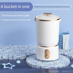 Single bucket separate mini washing machine Pulse washing machine semi-automatic 1.8kg portable electric plastic spinning dry