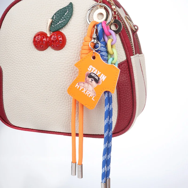 New Design DIY Bluetooth Headset Lanyard Trendy Backpack Pendant Fashion Clothing Decoration Pendant Smartphone Rope