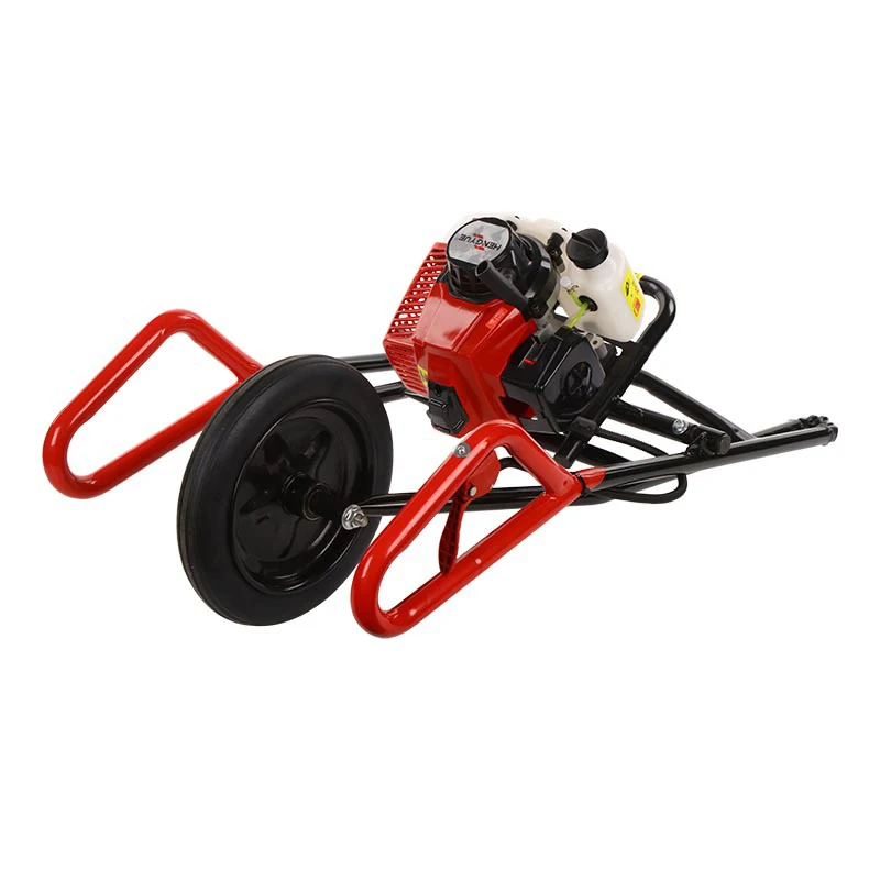 Trolley Type 68cc 2 Stroke Gasoline Earth Auger Drill