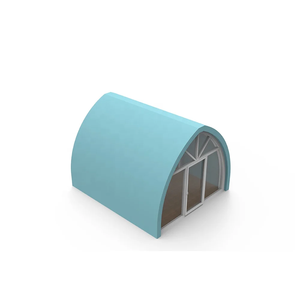 High - class floor - to - floor Windows modular boat house lighting is very good 18SQM Low Cost Prefab House