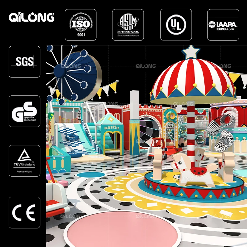 Customized 1000 Sqm Large Commercial Adventure Play Park Trampoline Indoor Playground Kids Soft Play Amusement Park Equipment