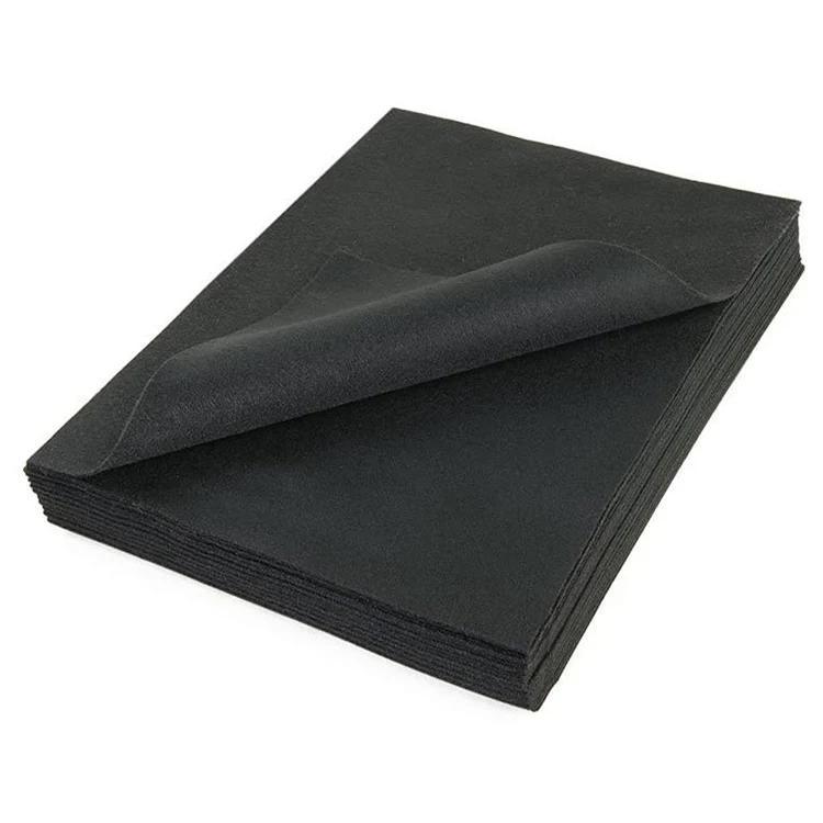 Wholesale colorful nonwoven felt fabric sheet polyester felt fabric for kids DIY craft