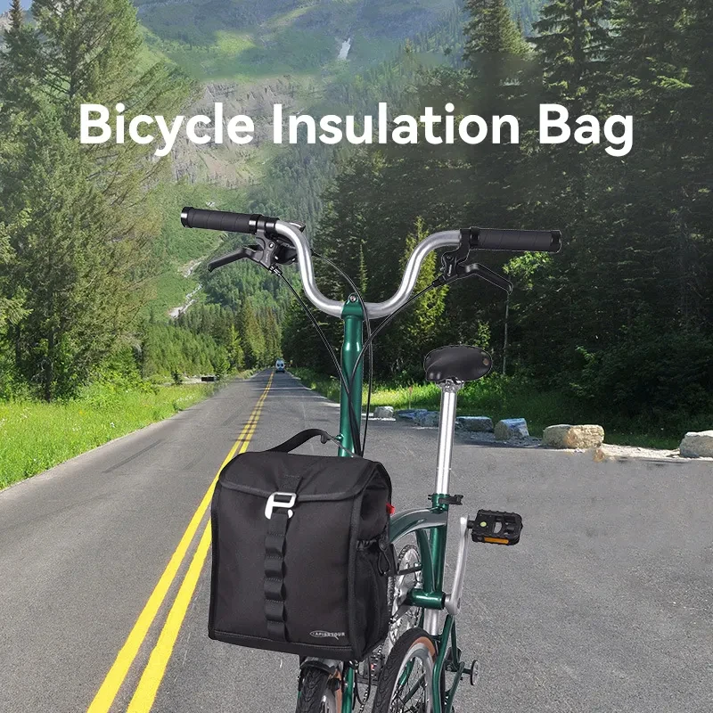 Factory Oxford Cycling folding Lightweight Waterproof cycling bike Accessories Handlebar Bag bag bicycle Front Basket cooler Bag