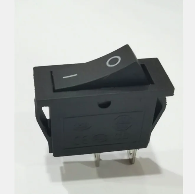 15A 250VAC black 2pin KCD-3 effective switch waterproof copper rocker switch lighting switch
