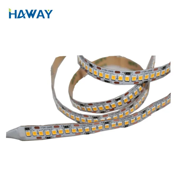 2019 new product   2835   12V   240leds/ m   super brightting  white /Warm White 12mm  LED Flexible Strip light