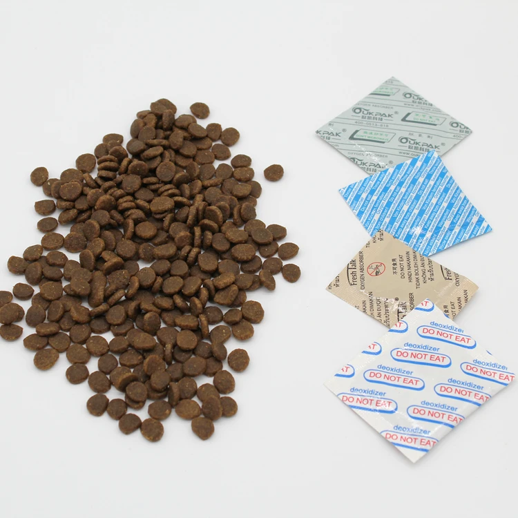 Производители 500cc, кислородный поглотитель на основе железа пищевого класса для разных упаковок