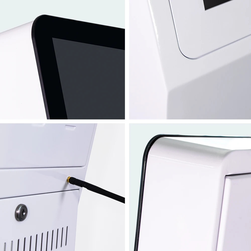 Indoor Semi-Outdoor 15.6 21.5 32 Inch Payment Kiosk Touch Screen Parking Card Payment Self Service Equipment Kiosk With Camera