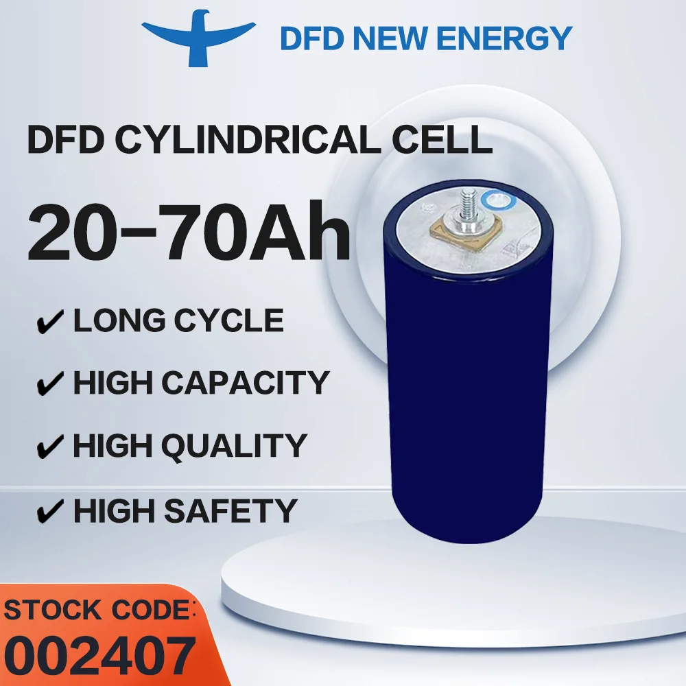 DFD Cylinder Cell 42135 3.2V 24ah Lifepo4 EV Battery for Electric Cars 2400mah CE OEM Golf Carts Power Tools 12V Voltage