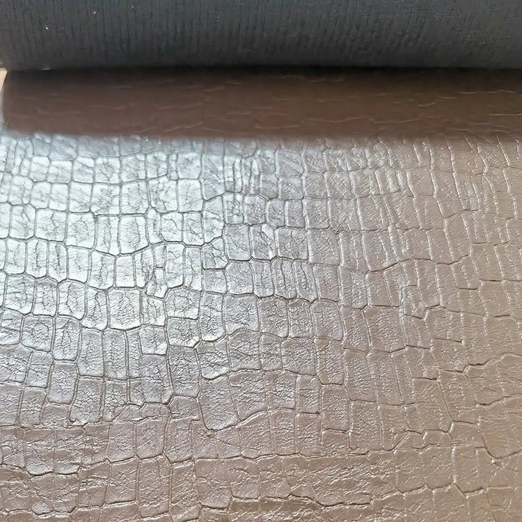 China Faux Leather Manufacturer Custom Eco Friendly Synthetic Skin Pu Leather Fabric For Shoes Lining