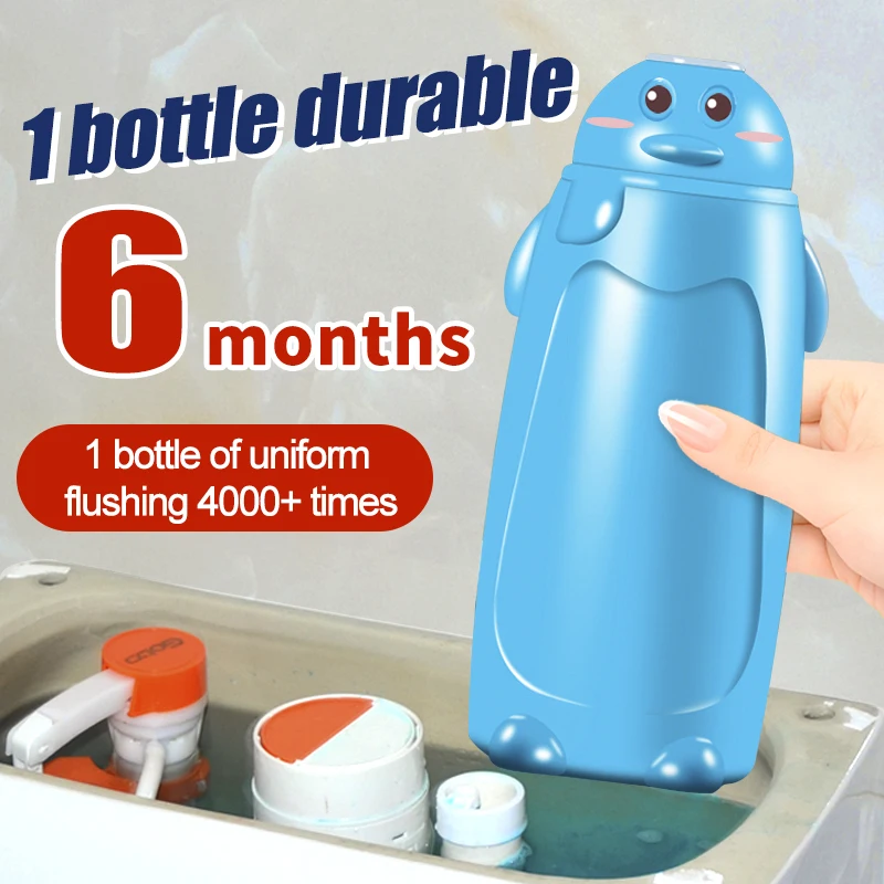 Hot-selling Green and Blue Penguin Toilet Cleaner for Bathroom Toilet for Sale
