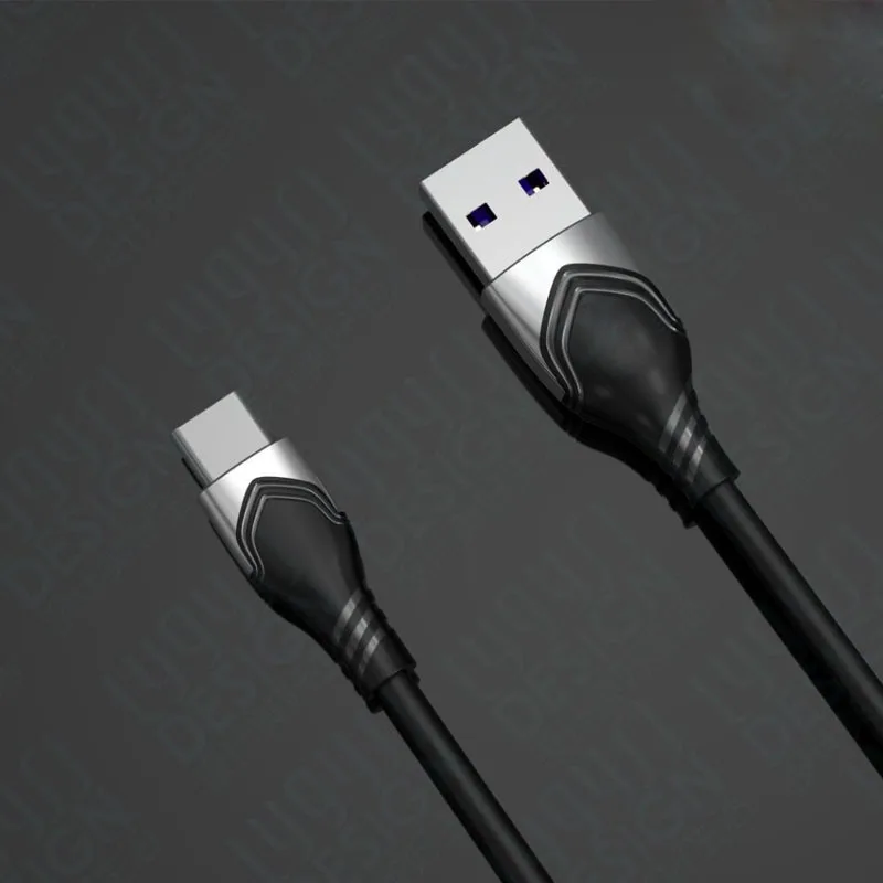 Zinc Alloy USB data cable manufactured by China USB data cable factory for mobile phones