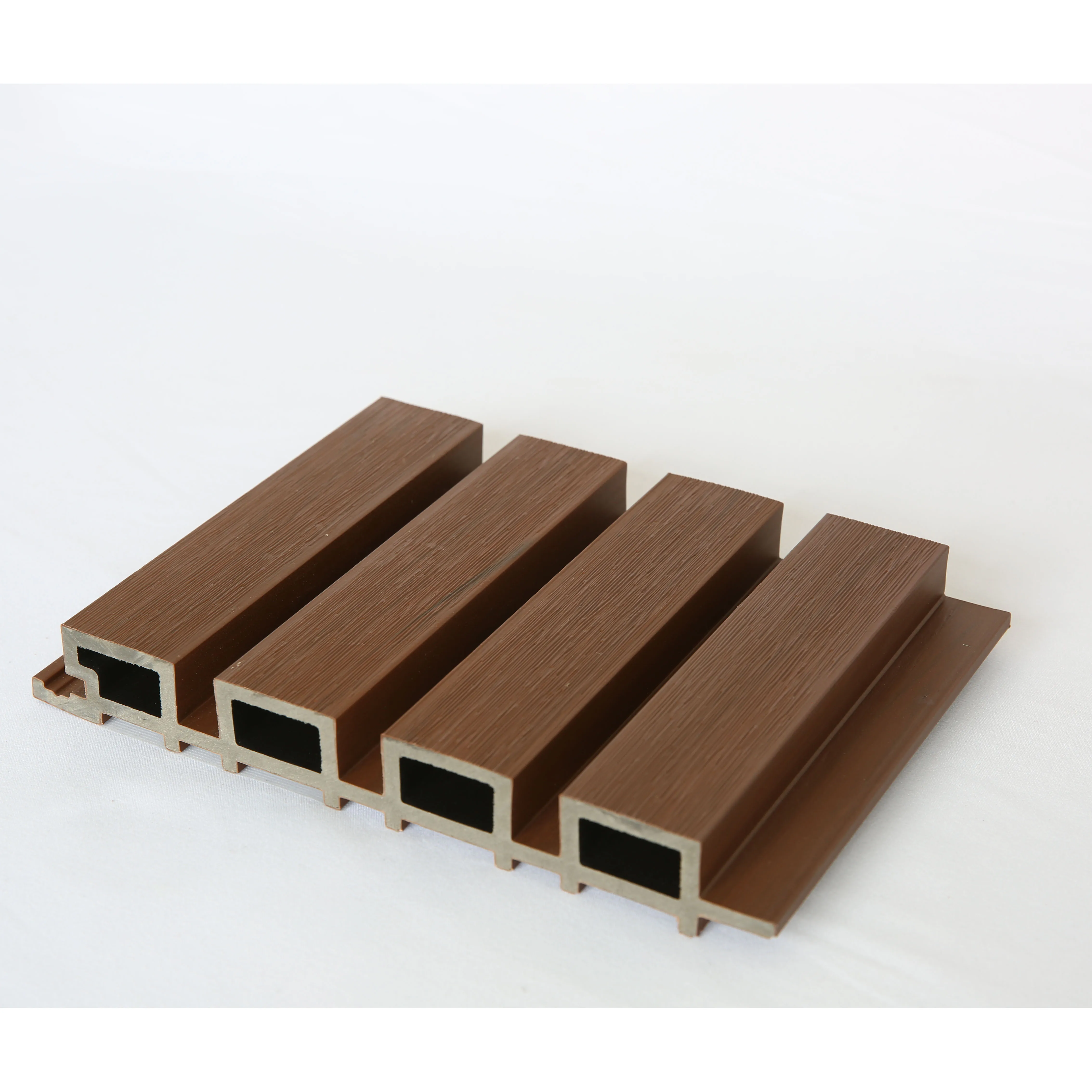 Оптовая продажа, легкая установка, ламинированные стеновые панели из ПВХ, композитная облицовочная стеновая панель из ДПК