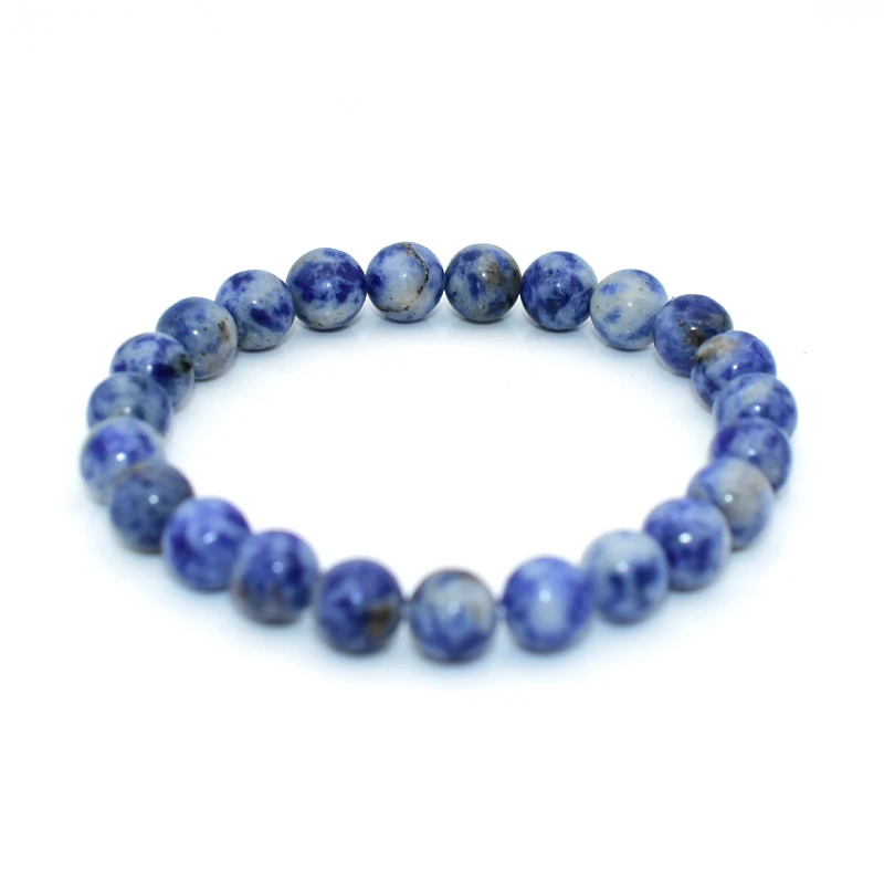 Wholesale High Quality 4/6/8/10/12mm Natural Sodalite Bracelet For Women Men