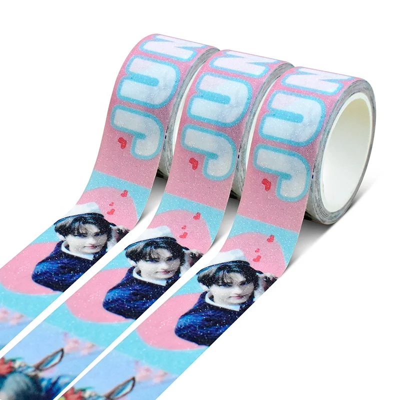American Craft Waterproof Glitter Masking Washi Tapes custom