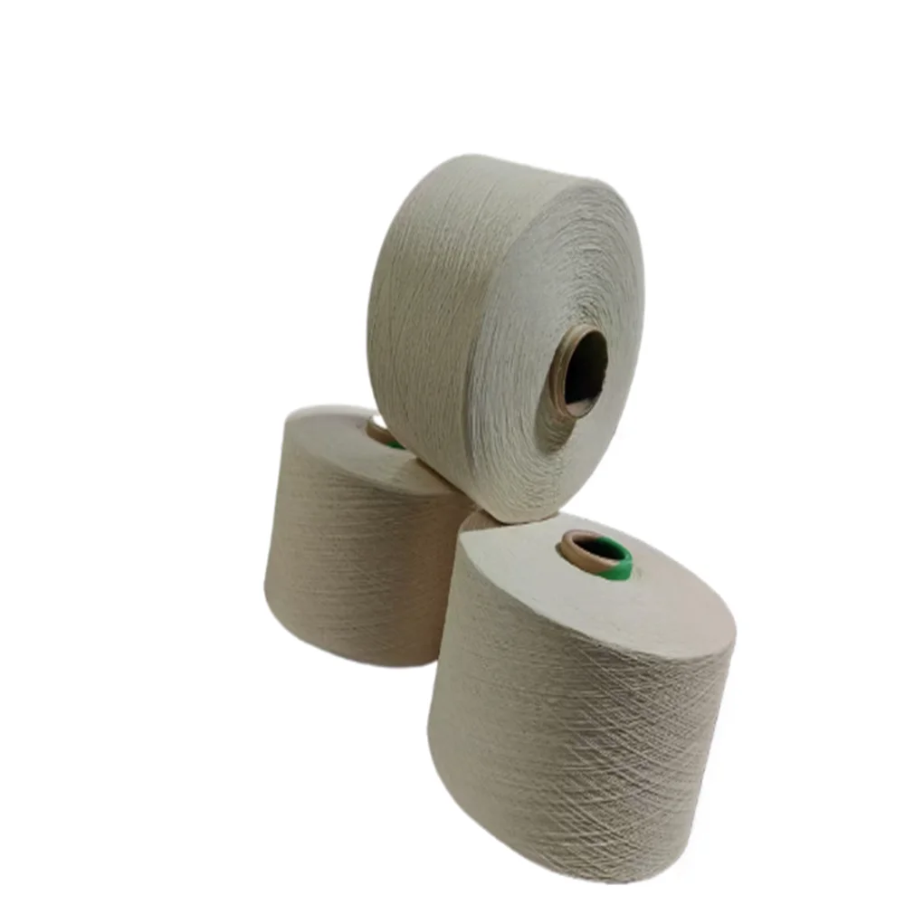 Wholesale Today Cotton Yarn Price Colorful Regeneration Blend Thread 20/2 Recycled Polyester Cotton Yarn for Knitting Weaving