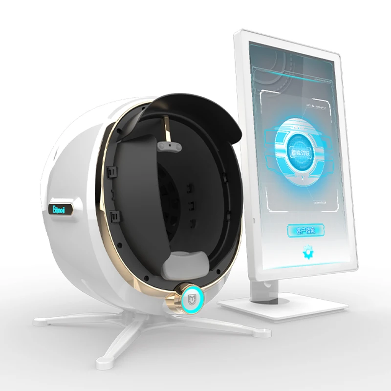 2024 Hot Sale 21.5 Inc 3D Face Magic Facial Hair Skin Mirror Analyzer Skin Analysis Machine For Analyze Skin Problems