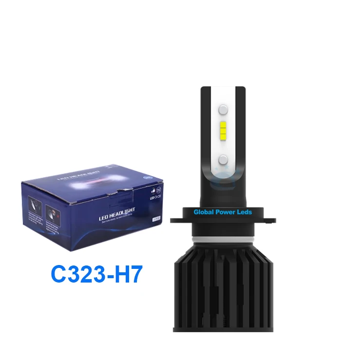 H7 LED all in one design canbus super brightness led auto headlight bulb plug & play H4 H8 H11 hb3 hb4 led headlights