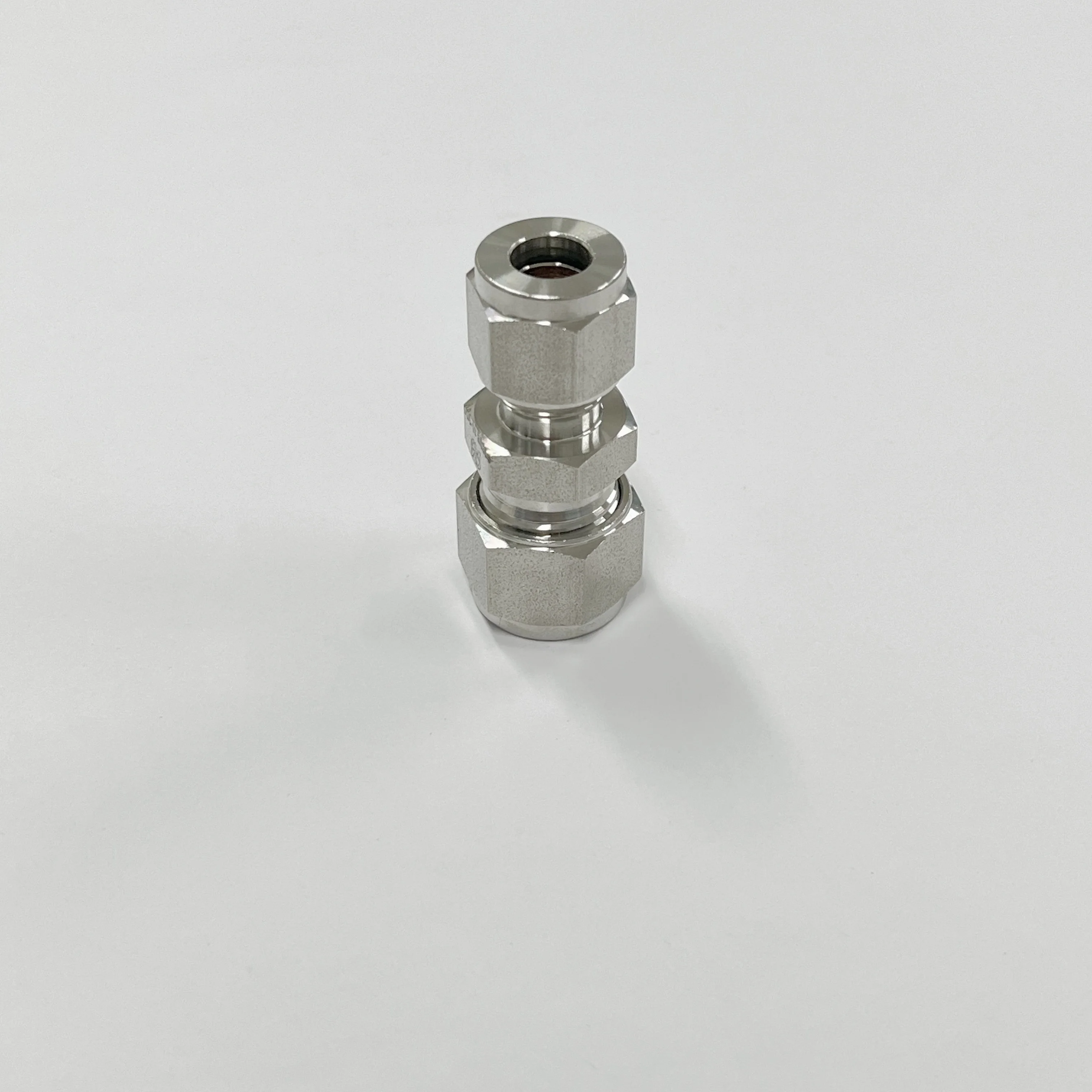WAKAMASTU 316 Stainless Steel Straight Double Ferrules Reducing Compression Tube Fitting Reducer Union OD 12mm x OD 10mm Adapter