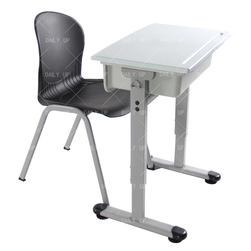 Table and Chairs Cheap School Desk and Chair Student 2-Piece Set Writing Desk