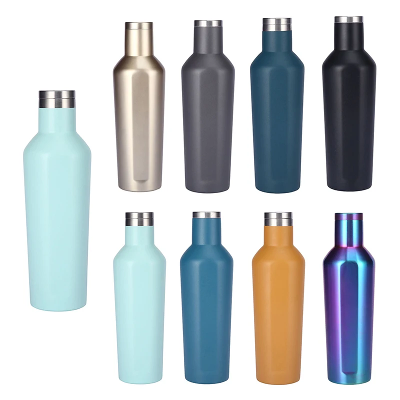 500ml 750ml Stainless Steel Vacuum Insulated Thermal Red Wine Bottle
