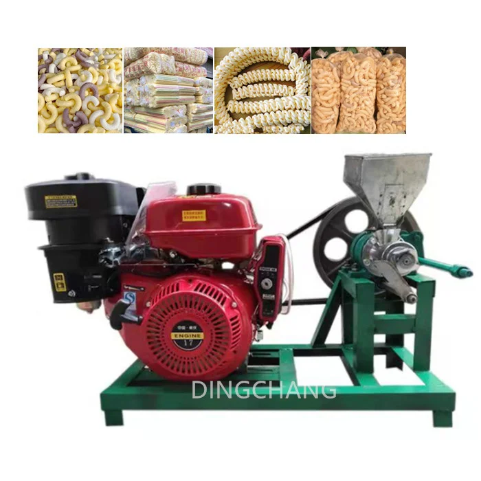 Factory sales	cereals grain processing machine	rice puffs chips kurkure making machine price  popcorn puff corn making machine