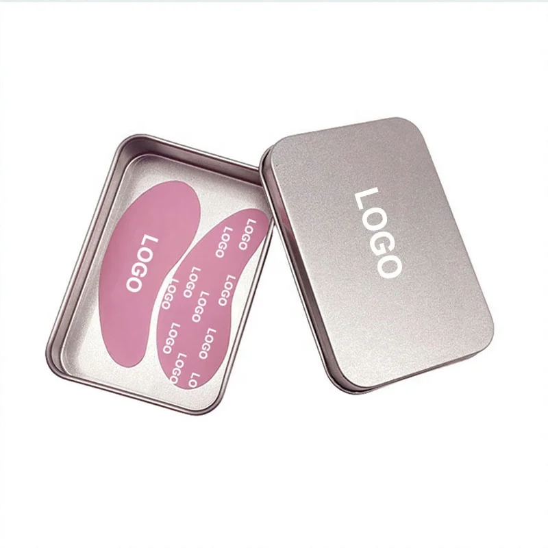 OEM Custom Logo Skin Care Anti Wrinkle Reusable Eye Pads With Tin Silicone Eye Patches With Logo Under Eye Patches