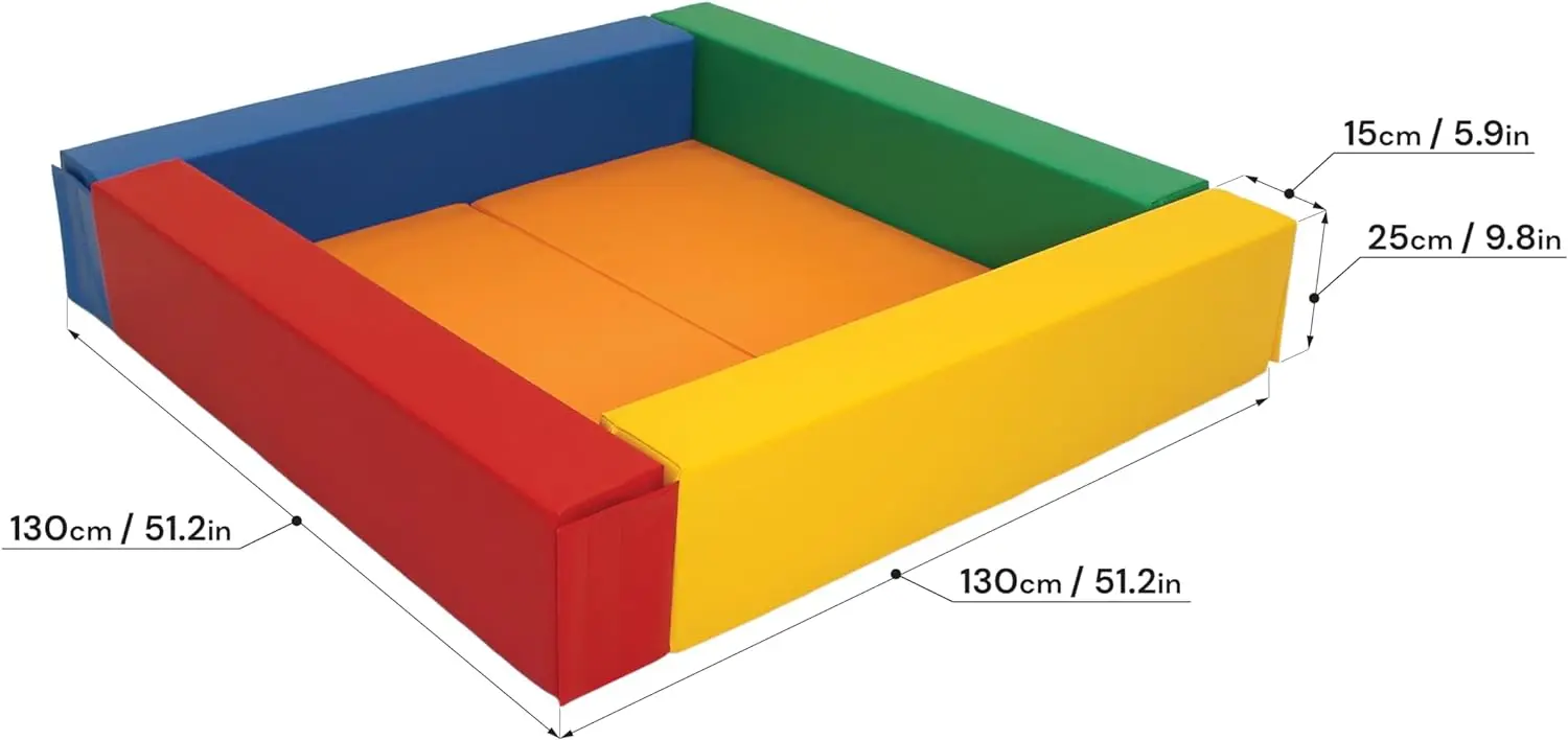 Children Soft Ball Pool Wholesales High-quality Play Square Indoor for Party Carton Package Foam Living Room Sofa Set Modern