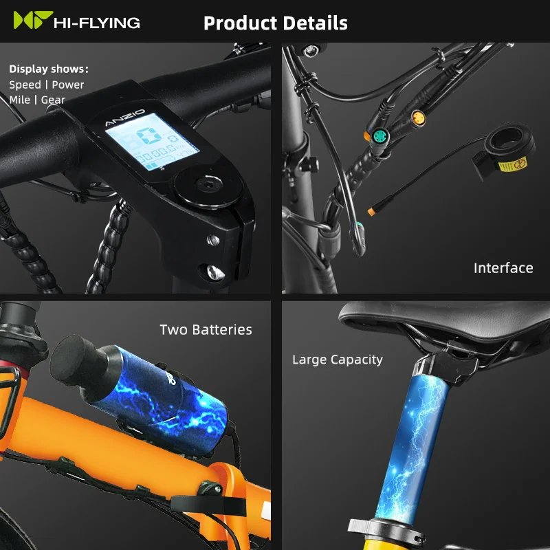 ECO-FLYING вариант 7-14Ah Съемная батарея складной E велосипед шоссейный велосипед новый электрический велосипед, фара для электровелосипеда в электрический городской велосипед электрический велосипед