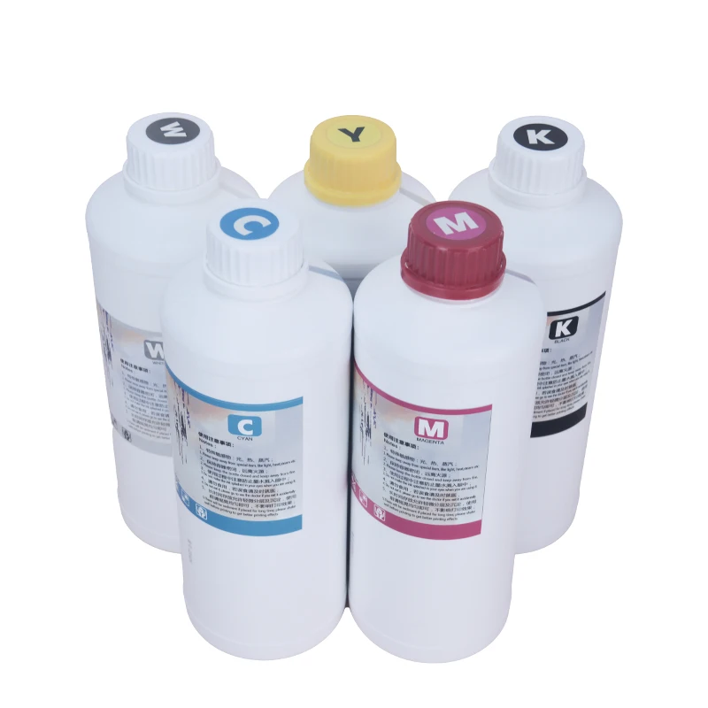 1000ML dtf ink and powder manufacturer DTF Textile Pigment White Ink for L1800 1390 DX5 4720 dtf printer