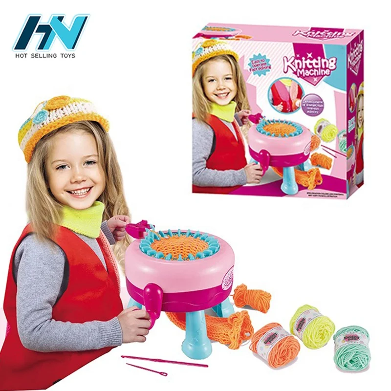 Creative Gifts Girls DIY craft kit weaving loom loops weaving loom Toys knitting kits for children