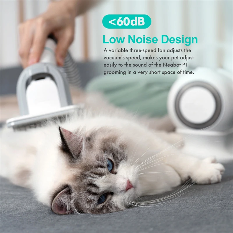 2022 P1 Pro Low Noise Dog Cat Mascotas Pet Hair Remover Pet trimmer Grooming Kit Vacuum Cleaner