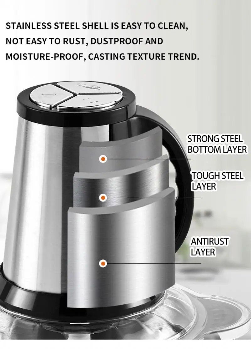 22 slicer mixer vegetable grinder blender, new adjustable product onion chopper with container/