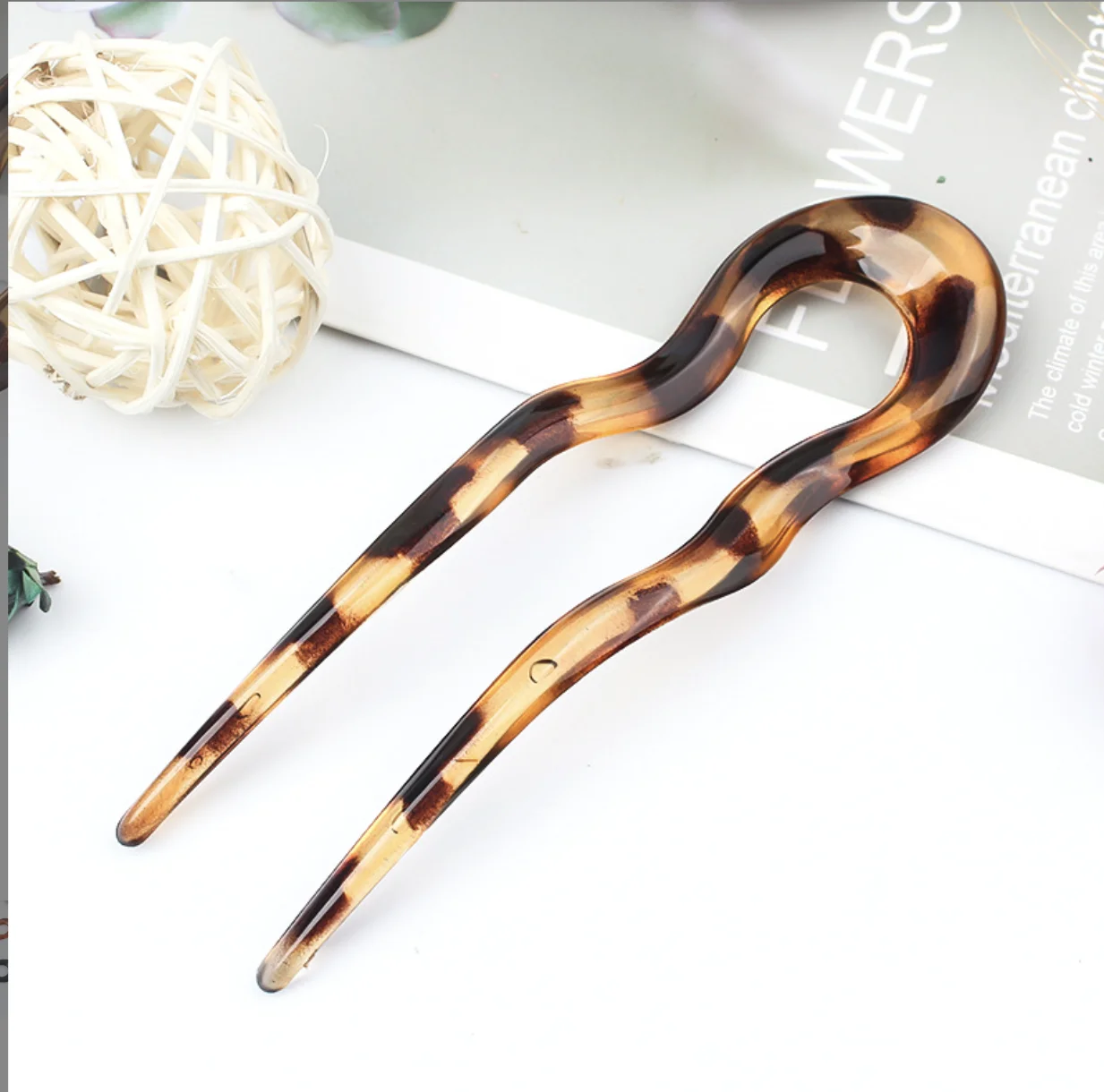 QL008 Korean style Fashion U Shape Hair Forks Women Hot Sale Hair Pin